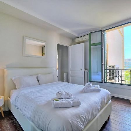 Immogroom - Large Apartment - Parking - Air Conditioning - Sea View - Wifi Cannes Buitenkant foto